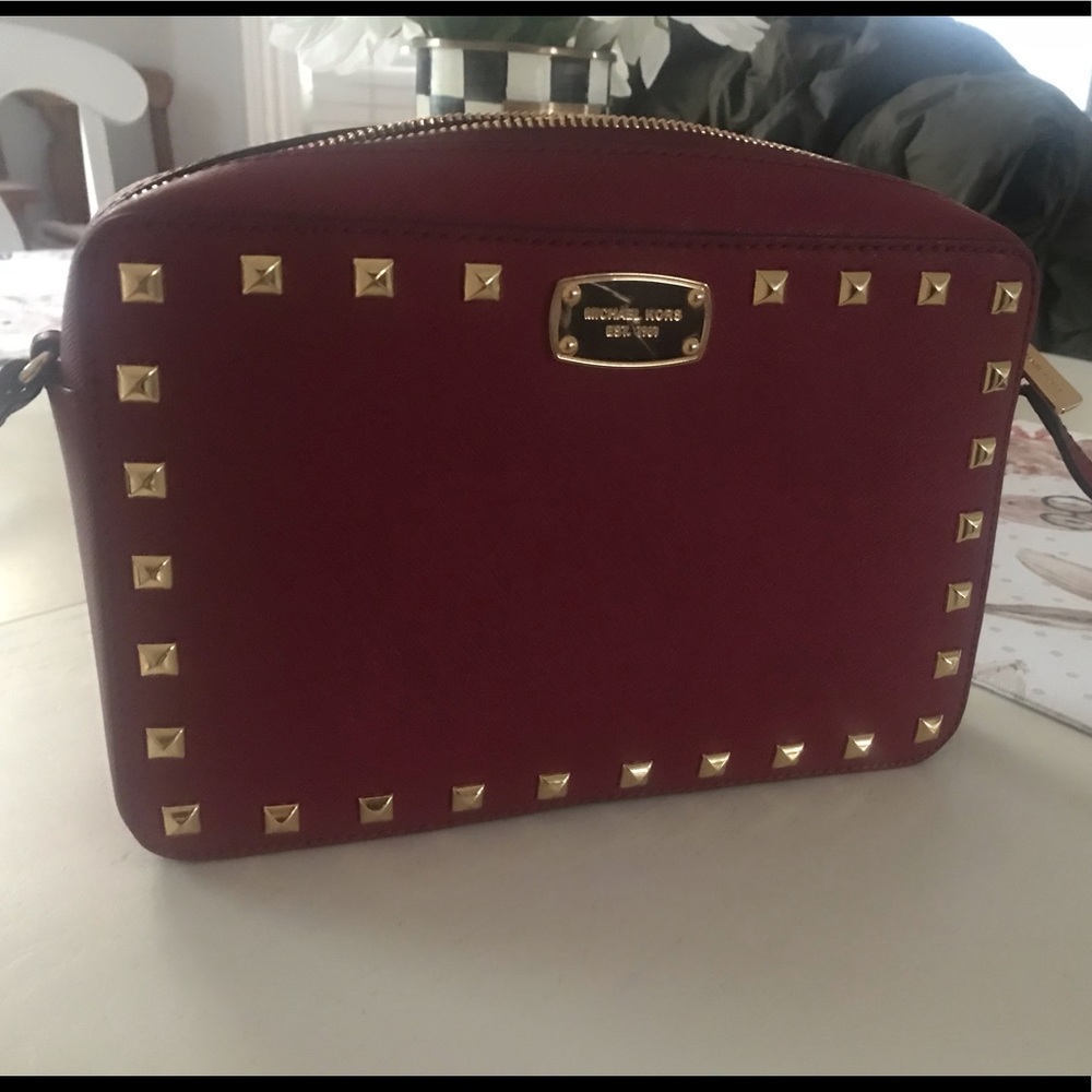 Red Michael Kors Crossbody Bag